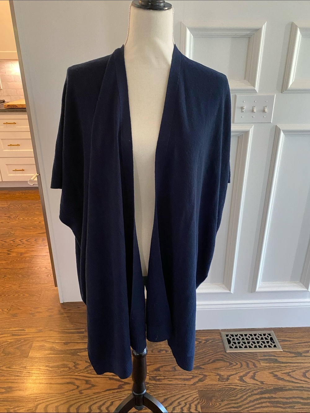 lululemon athletica Navy Open-Front Drape Cardigan